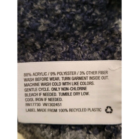 Cat & Jack Gray Teddy Polar Bear Cozy pullover sweater 3T Boys Girls NWT - Picture 5 of 5